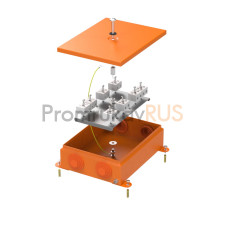 Коробка металлическая огнестойкая 70-0385-FR10.0-16 E15-E120 RAL2003 150x200x60 (6 шт/кор)