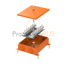 Коробка металлическая огнестойкая 70-0385-FR10.0-24 E15-E120 RAL2003 150x200x60 (6 шт/кор)