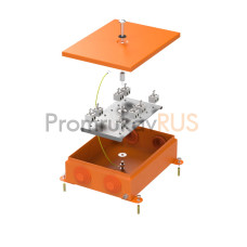 Коробка металлическая огнестойкая 70-0385-FR2.5-16 E15-E120 RAL2003 150x200x60 (6 шт/кор)
