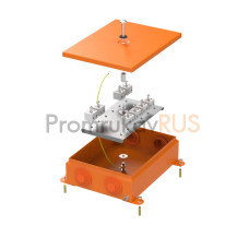 Коробка металлическая огнестойкая 70-0385-FR6.0-16 E15-E120 RAL2003 150x200x60 (6 шт/кор)