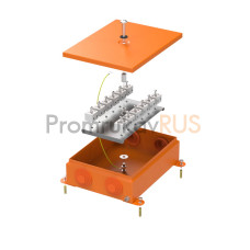 Коробка металлическая огнестойкая 70-0385-FR6.0-24 E15-E120 RAL2003 150x200x60 (6 шт/кор)