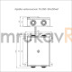 Коробка металлическая серая 150х200х60 (6 шт/кор)