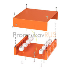Коробка металлическая огнестойкая 70-0391-FR10.0-16 Е15-Е120 200х200х50