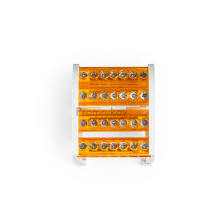 Фотография Шина на DIN-рейку в корпусе (кросс-модуль) 4х7, артикул PR08.32832