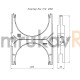 Фотография Кластер для двустенных труб d160 мм наборный, двухсторонний (1шт/уп), артикул PR13.02390