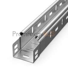 Лоток перфорированный Стандарт INOX (AISI 304) 50х50х3000 (0,8 мм) (3 м/уп)