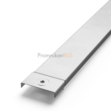 Фотография Крышка лотка INOX (AISI 304) 50х3000 (3 м/уп), артикул PR16.2436