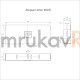 Фотография Заглушка лотка Стандарт INOX (AISI 304) 100х50, артикул PR16.2473