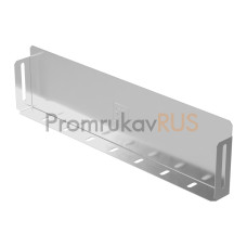 Заглушка лотка Стандарт INOX (AISI 304) 400х100