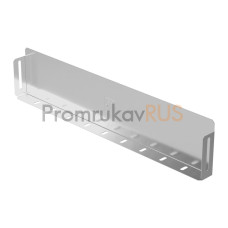 Заглушка лотка Стандарт INOX (AISI 304) 500х100