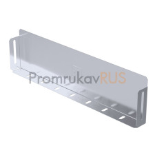 Заглушка лотка Стандарт INOX (AISI 316) 400х100