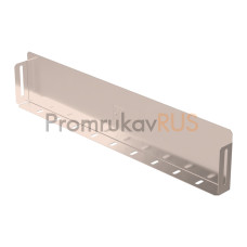 Заглушка лотка Стандарт INOX (AISI 409) 500х100