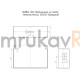 Фотография Подвес для светильника на лоток металлический 150х50 (1,0 мм), артикул PR16.32049