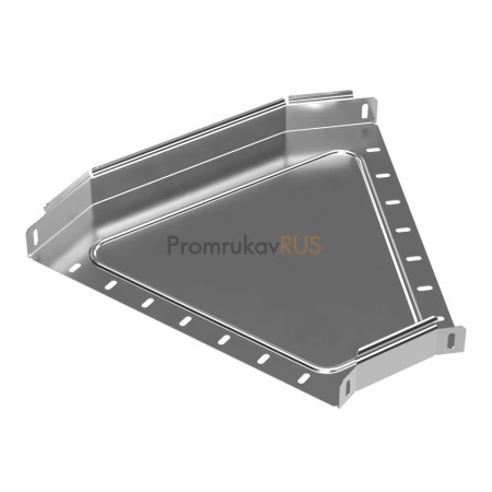 Фотография Угол горизонтальный 45 градусов Стандарт INOX (AISI 304) 400х50, артикул PR16.3416