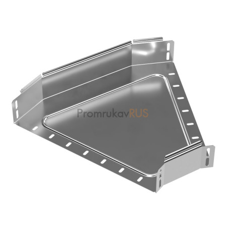 Фотография Угол горизонтальный 45 градусов Стандарт INOX (AISI 304) 400х80, артикул PR16.3417