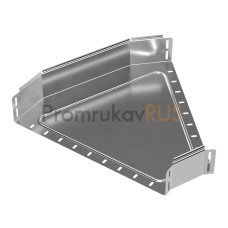 Угол горизонтальный 45 градусов Стандарт INOX (AISI 304) 500х100