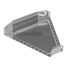 Угол горизонтальный 45 градусов Стандарт INOX (AISI 304) 600х100