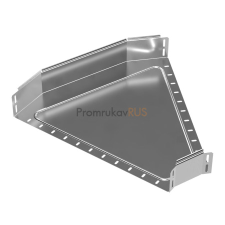 Фотография Угол горизонтальный 45 градусов Стандарт INOX (AISI 304) 600х100, артикул PR16.3424