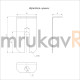 Фотография Держатель крышки Стандарт INOX (AISI 304), артикул PR16.3816