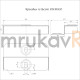 Фотография Переходник по высоте Стандарт INOX (AISI 304) 100х100х50, артикул PR16.5658